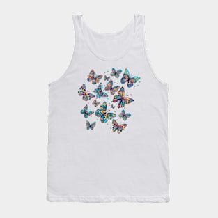 Flurry of Butterflies Tank Top